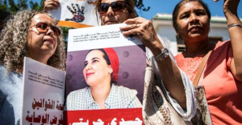 Rassiouni's arrest and sentencing provoked a storm of protest among human rights defenders. By FADEL SENNA (AFP/File)