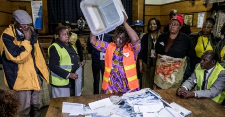 Results of the landmark polls are due by August 4. By MARCO LONGARI (AFP)