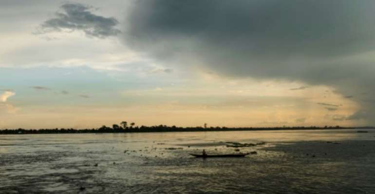 River of spirits: The Ubangui, a tributary of the mighty Congo. By Camille Laffont (AFP)