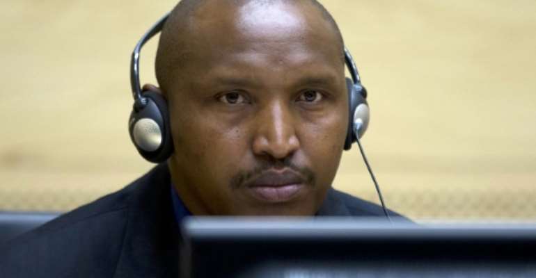Rwandan-born Congolese warlord Bosco Ntaganda faces 13 counts of war crimes and five counts of crimes against humanity at the International Criminal Court. By PETER DEJONG (POOL/AFP)