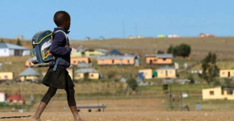 Authorities temporarily closed 16 schools in a Cape Town suburb on August 15, 2013 following a surge in gang violenc. By Jennifer Bruce (AFP)