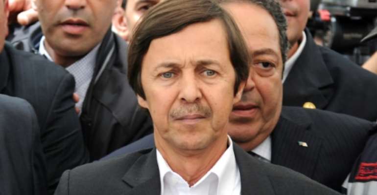 Said Bouteflika, the once-powerful brother of Algerian former president Abdelaziz Bouteflika, was long seen as the real power running the North African country after his brother suffered a debilitating stroke in 2013. By Farouk Batiche (AFP/File)