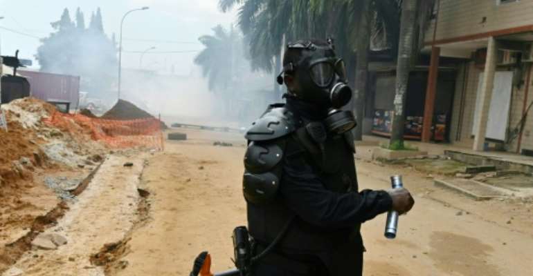 Scattered unrest was reported during Ivory Coast's presidential election, which the opposition boycotted. By Issouf SANOGO (AFP)