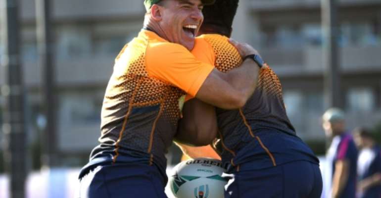 Schalk Brits will captain South Africa from the unaccustomed position of No 8. By William WEST (AFP)