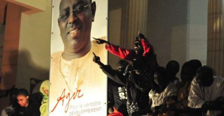 Senegal was jubilant over its change of leadership. By Issouf Sanogo (AFP)
