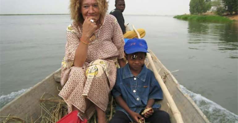 Sophie Petronin, seen here in an undated photo, was running a charity helping orphans when she was kidnapped by armed men in Gao, northern Mali, in December 2016. By Handout (www.liberons-sophie.fr/AFP/File)
