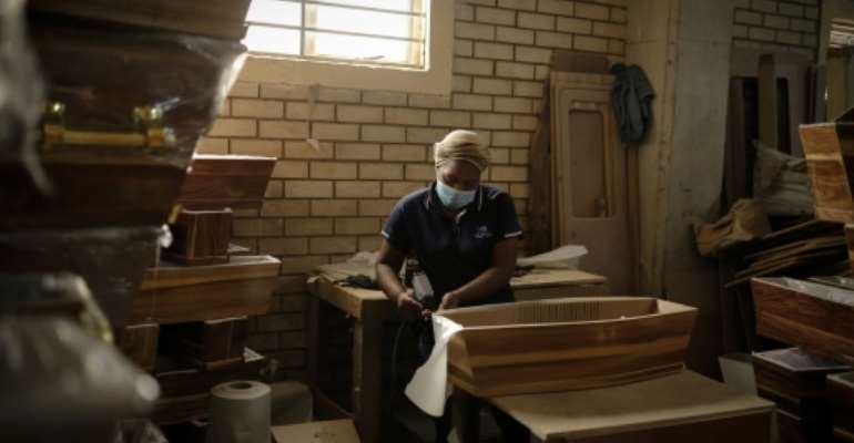 South Africa has recorded nearly 39,000 Covid deaths and is battling a second wave of infections. By Guillem Sartorio (AFP/File)