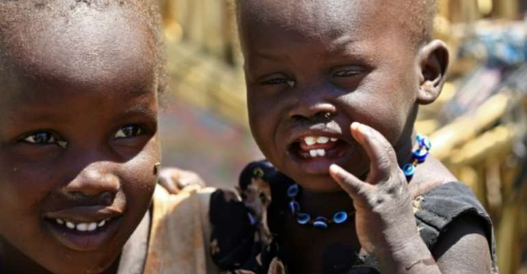South Sudanese refugees at the