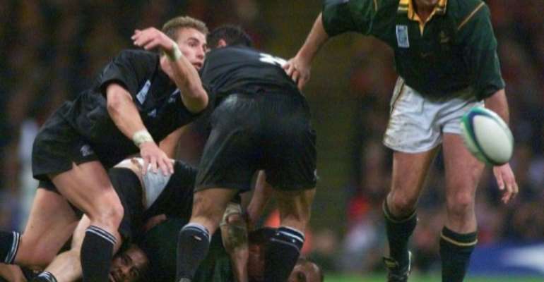 Springbok forward Mark Andrews, seen here during the 1999 World Cup,