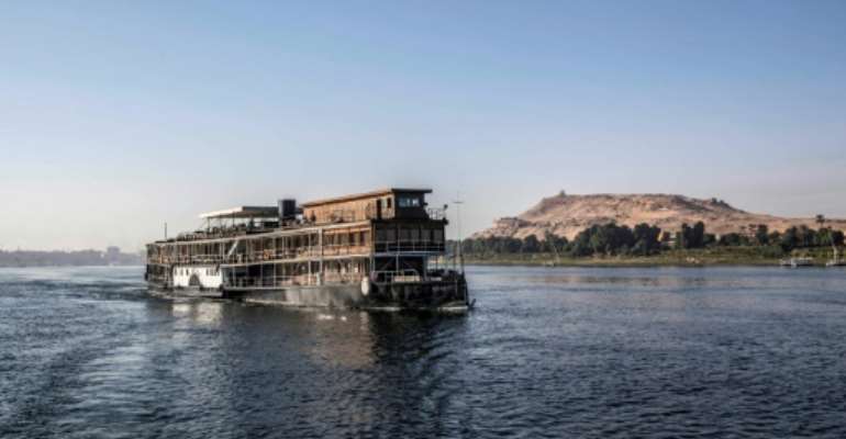 Steam Ship Sudan cruises the Nile in Egypt, a boat built for the Egyptian royal family in 1885 and transformed into a cruise liner in 1921. By Khaled DESOUKI (AFP)