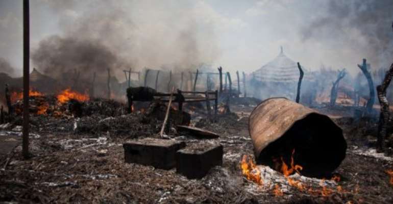 Sudanese war planes on Monday launched a fresh bombing raid on Bentiu. By Adriane Ohanesian (AFP/File)