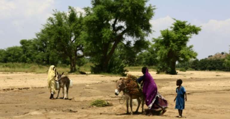Sudanese villagers pictured last year in Darfur, following their return home after more than a decade of being displaced by violence. By ASHRAF SHAZLY (AFP/File)