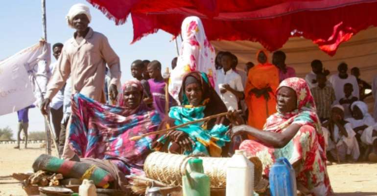 Sudanese women in December protested the end of the mandate of the UN peacekeeping mission in Darfur, where violence has erupted again claiming more than 130 lives. By - (AFP/File)