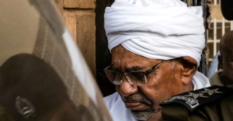 Sudan's ousted president Omar al-Bashir is accused of possessing foreign currency, corruption and receiving gifts illegally. By Yasuyoshi CHIBA (AFP/File)