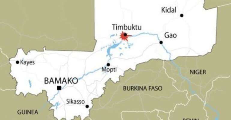 A Swiss woman abducted in rebel-held Timbuktu was rescued by helicopter. By (AFP/Graphic)