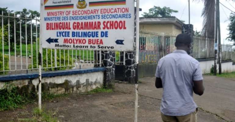 Syllabuses for history and civic education lessons are seen as biased instruments of government policy by separatists. By Rennier KAZE (AFP/File)