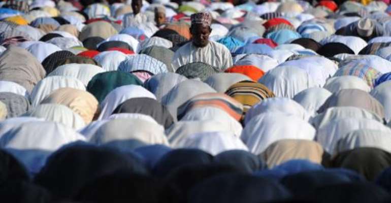 Prayers in Zanzibar on September 12, 2011. By Simon Maina (AFP/File)