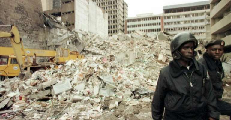 The 1998 bombings introduced the world to Osama bin Laden, three years before the 9/11 attacks would make him a household name. By ALEXANDER JOE (AFP/File)