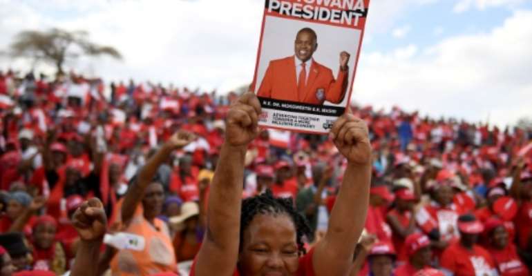 The Botswana Democratic Party (BDP) has ruled the country unfettered since its independence from Britain in 1966. By Monirul Bhuiyan (AFP)