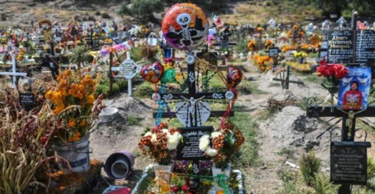 The Day of the Dead takes on additional meaning owing to the coronavirus pandemic. By PEDRO PARDO (AFP)