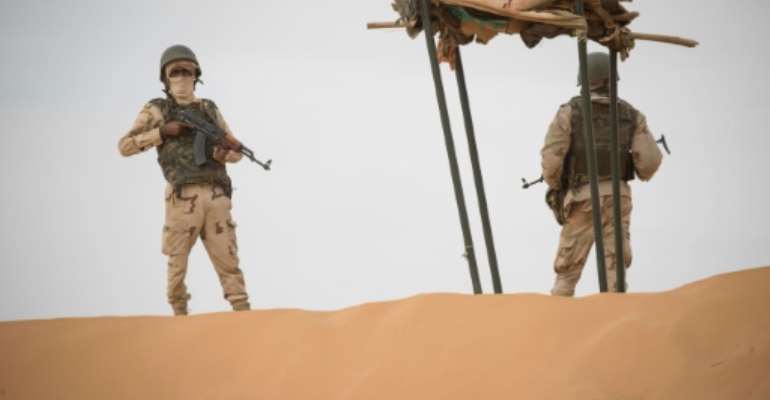 The G5 Sahel urgently needs funds to help train and equip its fledgling anti-terror force. By THOMAS SAMSON (AFP)