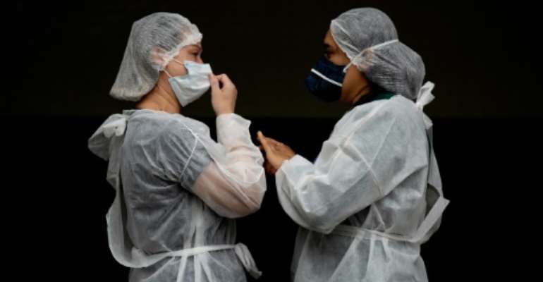 The healthcare system in Manaus, Brazil, is under huge strain because of surging virus numbers. By Michael DANTAS (AFP)
