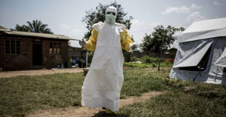 The latest outbreak of Ebola is spreading in the northeastern DR Congo region of North Kivu. By John WESSELS (AFP)