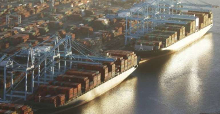The OECD worries about trade conflicts hurting the world economy. By MARIO TAMA (GETTY IMAGES NORTH AMERICA/AFP)