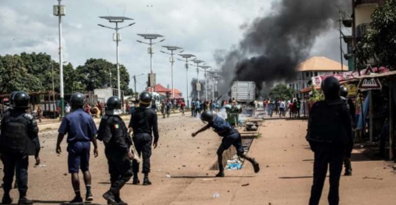 The post-election violence has been deadly. By JOHN WESSELS (AFP/File)