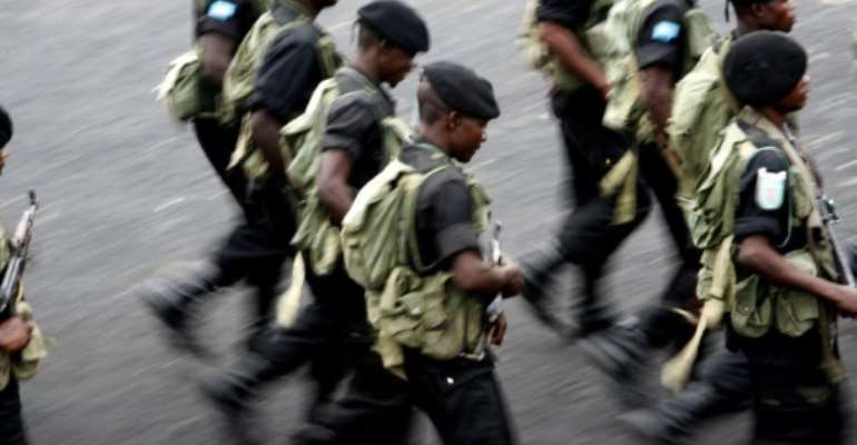 The Republican Guard is tasked with protecting DR Congo's head of state. By JOSE CENDON (AFP/File)