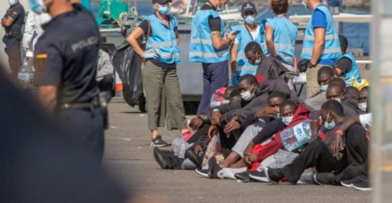 The sea crossing itself is not the only dangerous part of the journey for many of the refugees and migrants trying to make their way to Europe.. By DESIREE MARTIN (AFP/File)