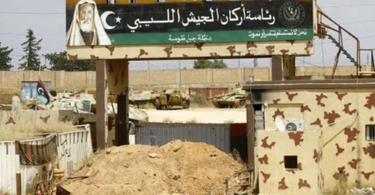 The strategic town of Gharyan, retaken on June 26 by forces loyal to Libya's internationally recognised government, served as a main supply base for strongman Khalifa Haftar in his offensive to take the capital Tripoli. By Mahmud TURKIA (AFP)