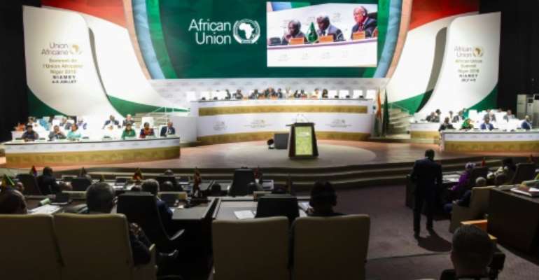 The trade deal to be signed at the African Union Summit in Niger took years to negotiate. By ISSOUF SANOGO (AFP)