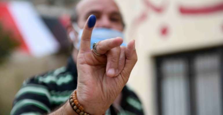 The two-day vote began Saturday and was held in 13 governorates, including Cairo, the Nile Delta and along the Suez Canal. By Ahmed HASAN (AFP)