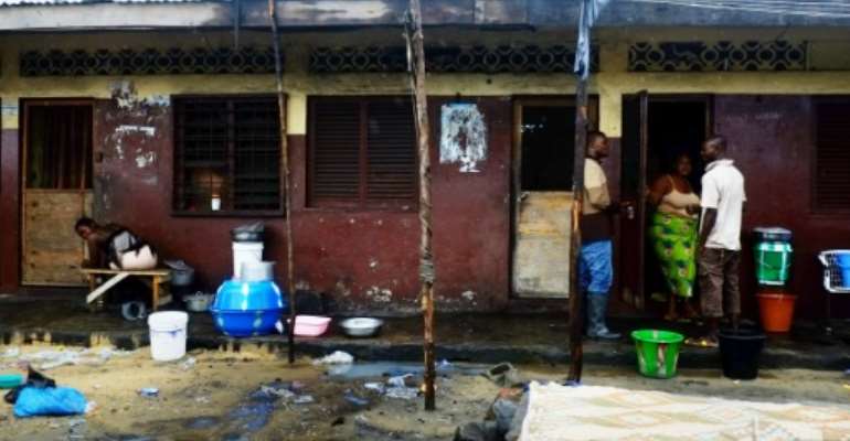 The West Point slum in Monrovia is home to an estimated 90,000 people -- poverty, crime, drug addiction, rape and sexual exploitation of women are rampant. By DOMINIQUE FAGET (AFP)