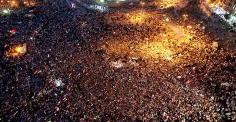 Cairo's Tahrir Square. By Marwan Naamani (AFP)