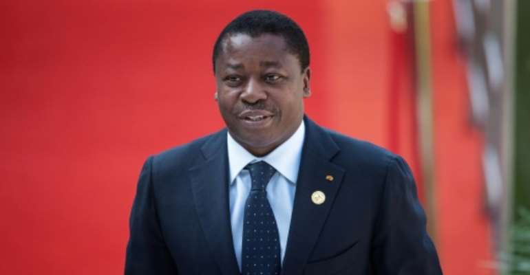 Togo's President Faure Gnassingbe has ruled the country for 15 years since taking over from his father. By Michele Spatari (AFP/File)