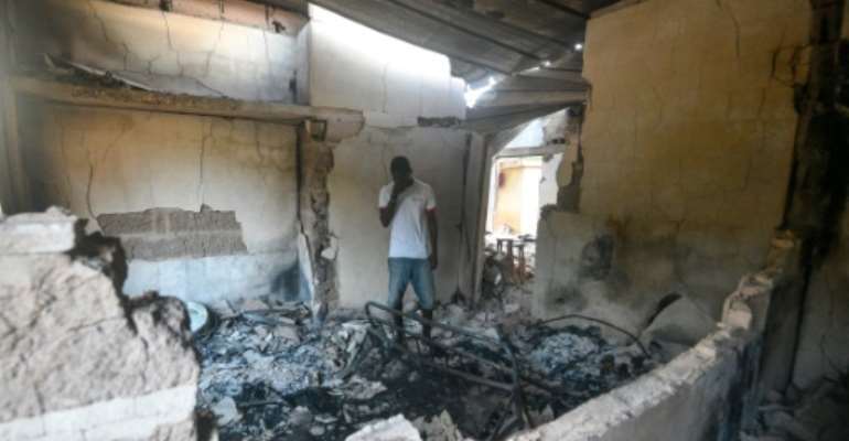 Toumodi, in central Ivory Coast, was one of the towns hit by violence over the election. By SIA KAMBOU (AFP)