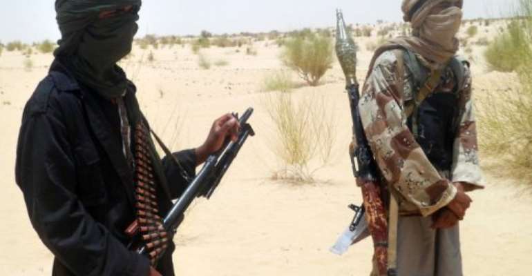 Islamist rebels of Ansar Dine near Timbuktu, northern Mali. By Romaric Ollo Hien (AFP;/File)