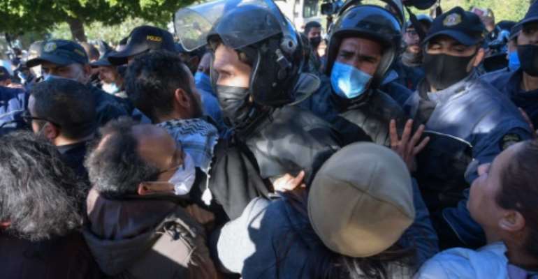 Tunisian righst and other groups called on the judicial system to investigate reports of violations by security forces and ill-treatment of detainees. By FETHI BELAID (AFP/File)