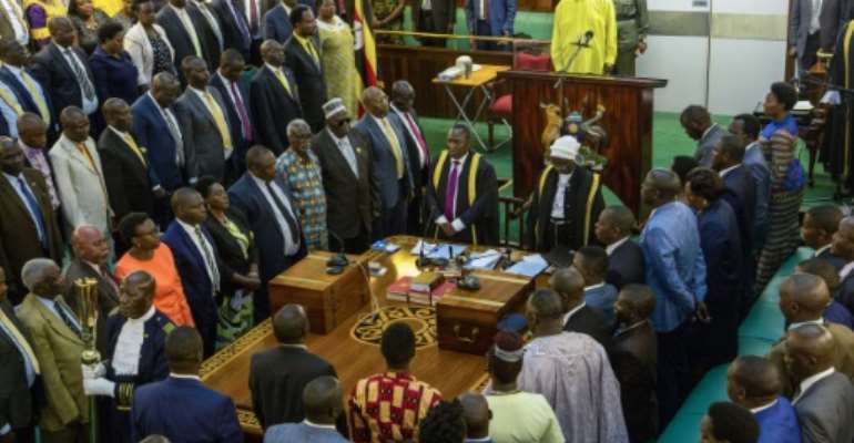 Ugandan lawmakers were divided on the new security measures, with some expressing skepticism and concerns about cost. By Sumy Sadurni (AFP/File)