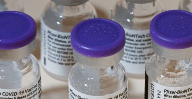 Under the African Union's deal, the vaccines will be supplied by Pfizer, AstraZeneca and Johnson & Johnson. By SEBASTIEN BOZON (AFP/File)