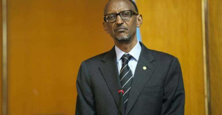 Rwandan President Paul Kagame said on January 1, 2016 he would run for a third term in office in 2017 in line with a constitution amendment which won overwhelming backing in a referendum. By Zacharias Abubeker (AFP/File)
