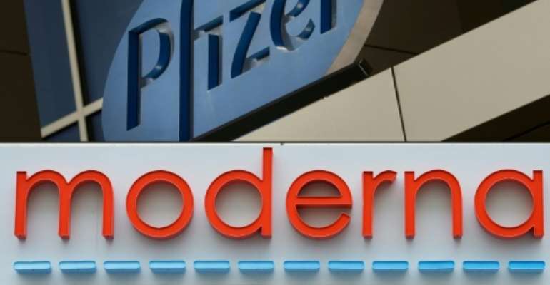 US firms Pfizer and Moderna are seeking emergency use approval for their Covid-19 vaccines in the United States and Europe. By DOMINICK REUTER, Joseph Prezioso (AFP/File)