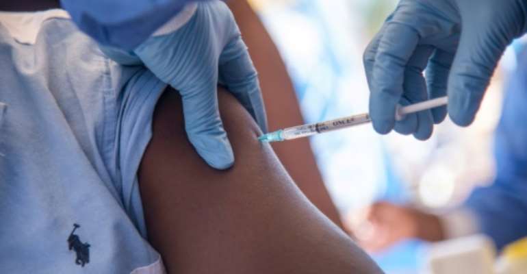 Vaccination played a key role in rolling back the Ebola outbreak. By Junior D. KANNAH (AFP)