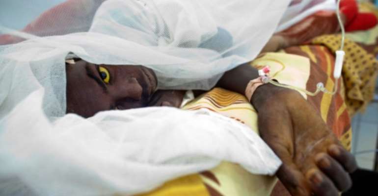 There is no specific treatment for yellow fever, which is transmitted by the Aedes aegypti mosquito which also spreads Zika, dengue and chikungunya. By Albert Gonzalez Farran (UNAMID/AFP/File)