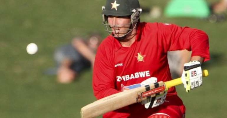 Zimbabwe cricket captain Brendan Taylor. By John Cowpland (AFP/File)