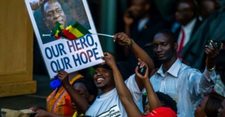Zimbabwe's incoming president Emmerson Mnangagwa is due to be sworn in on Friday. By Jekesai NJIKIZANA (AFP)