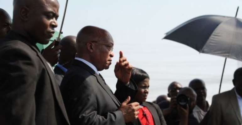 President Jacob Zuma denied claims the government gave the order to kill striking miners. By (AFP)