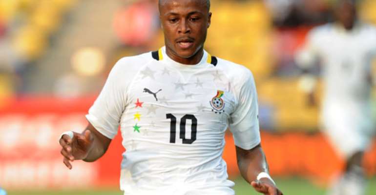Breaking News: Essien Dropped From Ghana's Starting Line-up To Face Zambia, Ayew Starts